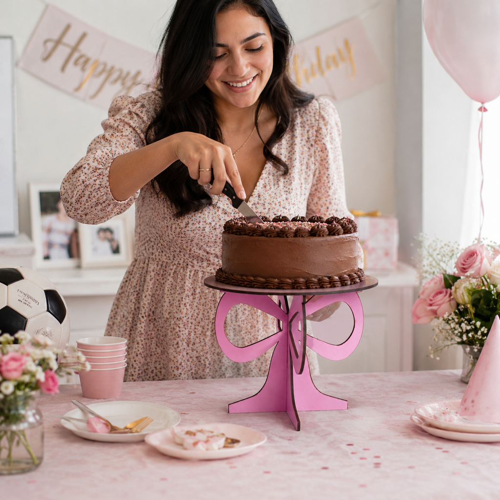 Bow Cake Stand – Reusable Flat-Pack Cake Display Stand (Copy)