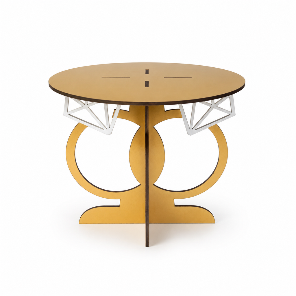 Ring Anniversary Cake Stand – Reusable Flat-Pack Cake Display Stand