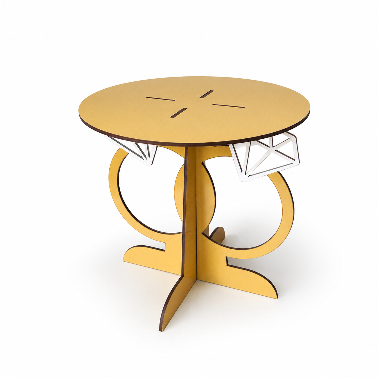 Ring Anniversary Cake Stand – Reusable Flat-Pack Cake Display Stand