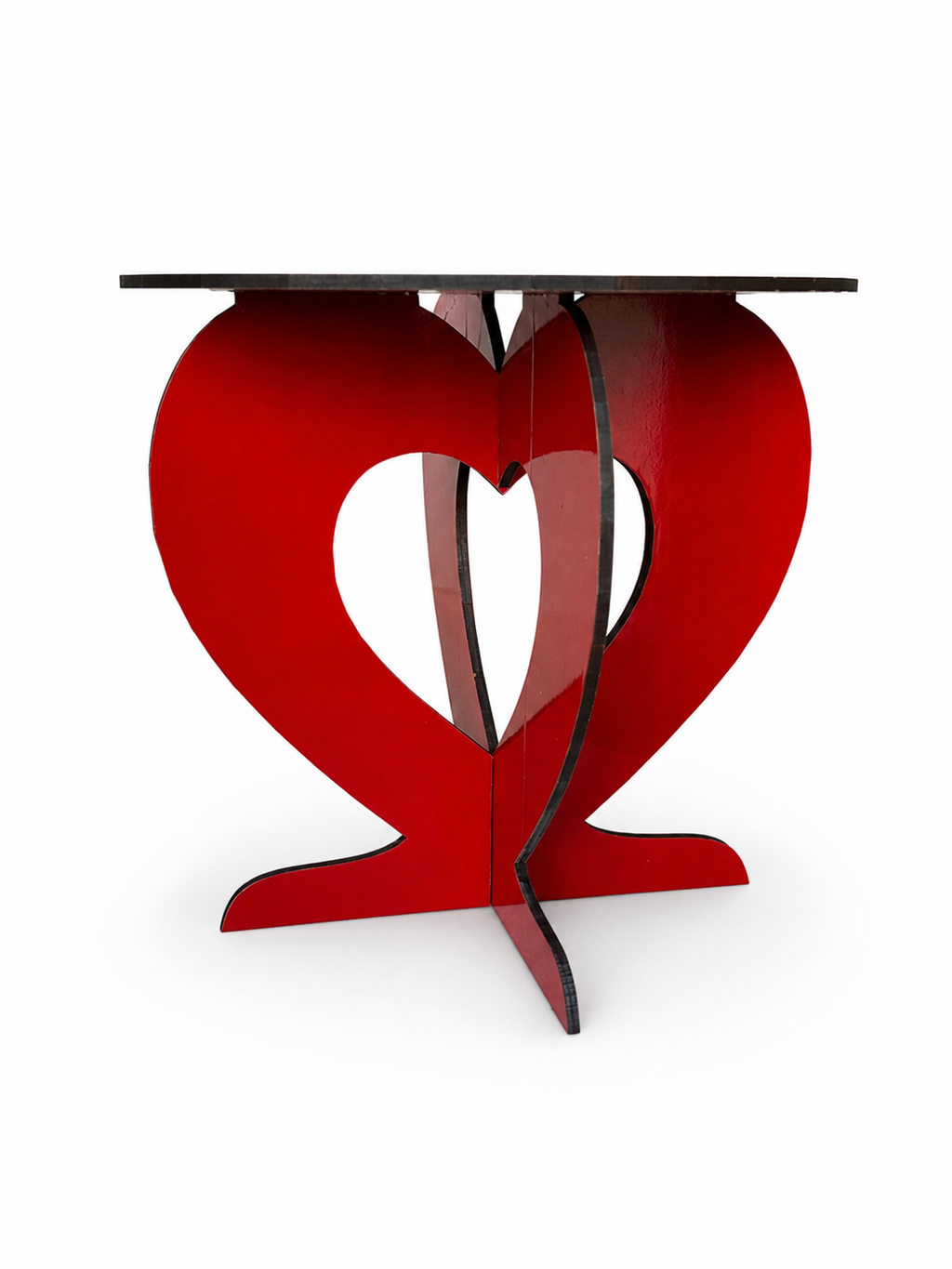 Heart Anniversary Cake Stand – Reusable Flat-Pack Cake Display Stand