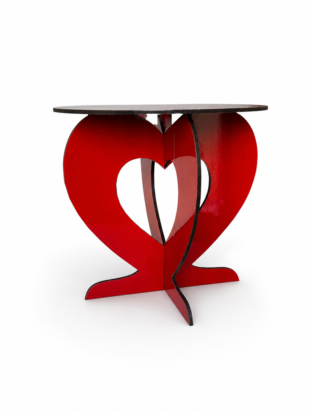 Heart Anniversary Cake Stand – Reusable Flat-Pack Cake Display Stand
