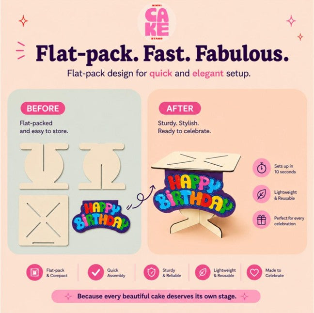 Birthday Cake Stand