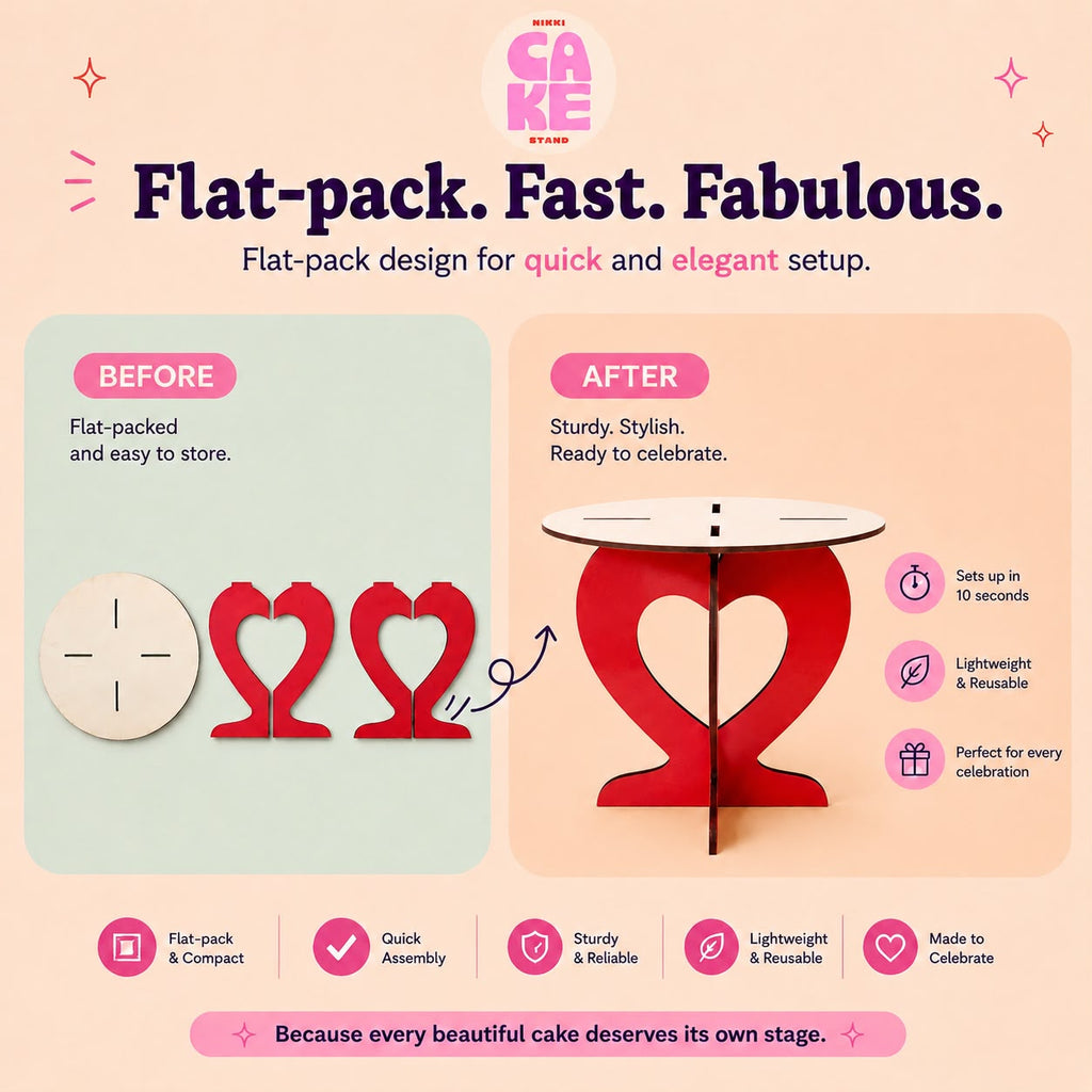 Heart Cake Stand